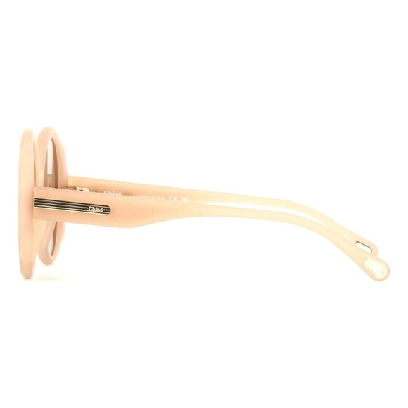 New CHLOE CH0120S Pink Round CH0120S 003 Sunglasses Women - Picture 3 of 4